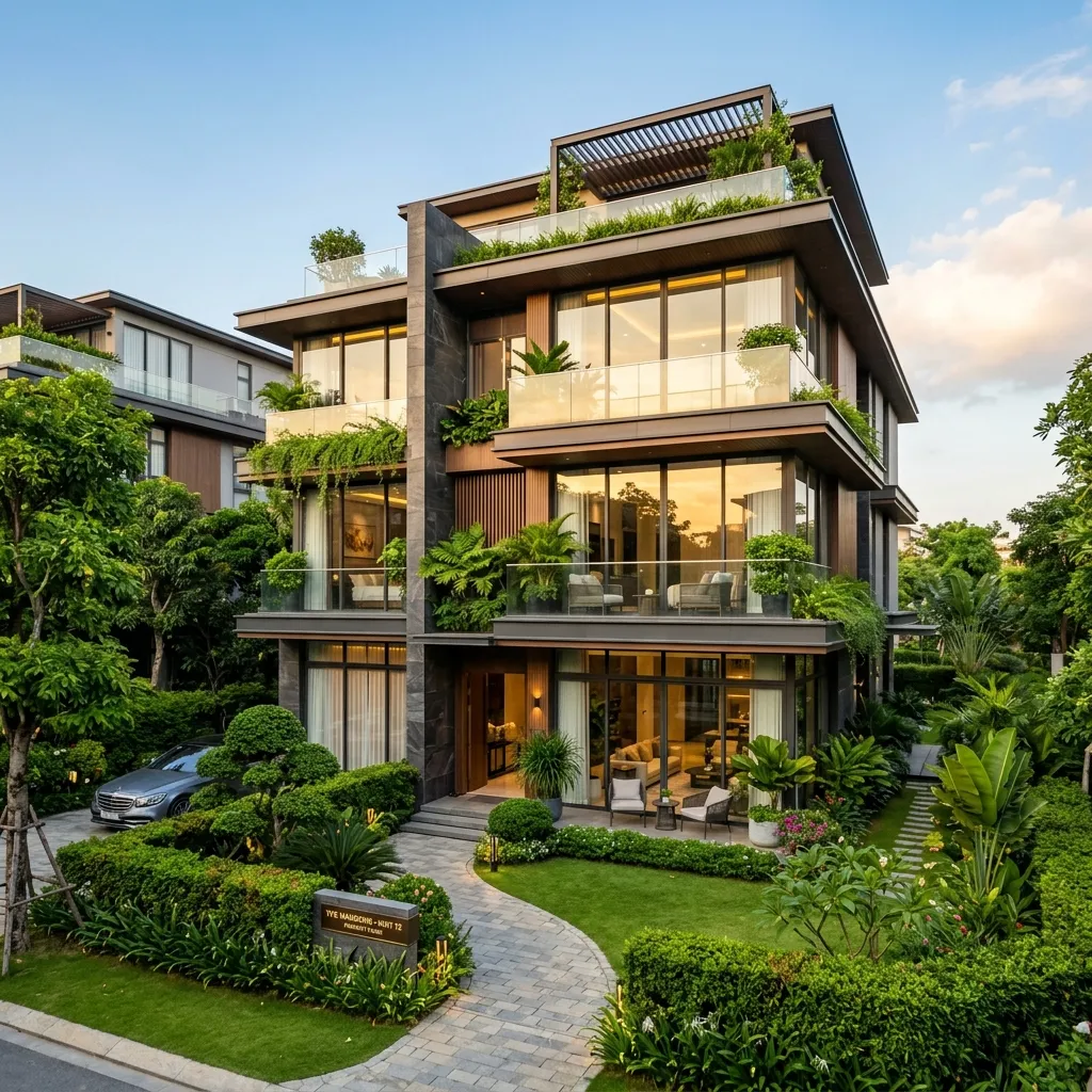 Kiến trúc hiện đại của The Mansions